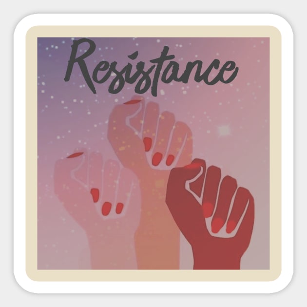 Resistance Sticker by whiteflags330